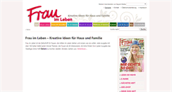 Desktop Screenshot of frau-im-leben.com