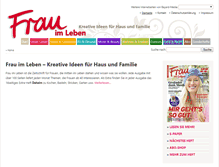Tablet Screenshot of frau-im-leben.com